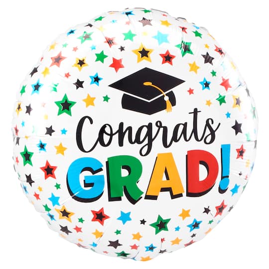 17&#x22; Congrats Grad Foil Balloon